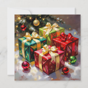 „Weihnachtliche Harmonie“ Feiertagskarte