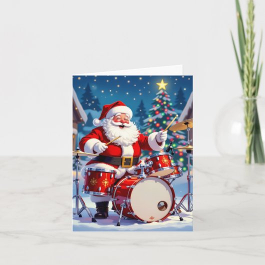 „Weihnachtliche Harmonie“ Feiertagskarte (Vorderseite)