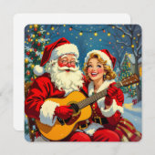 „Weihnachtliche Harmonie“ Feiertagskarte (Vorne/Hinten)