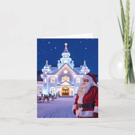 „Weihnachtliche Harmonie“ Feiertagskarte (Vorderseite)