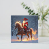 „Weihnachtliche Harmonie“ Feiertagskarte (Stehend Vorderseite)