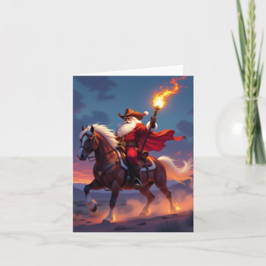 „Weihnachtliche Harmonie“ Feiertagskarte (Vorderseite)