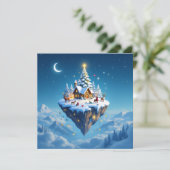 „Weihnachtliche Harmonie“ Feiertagskarte (Stehend Vorderseite)