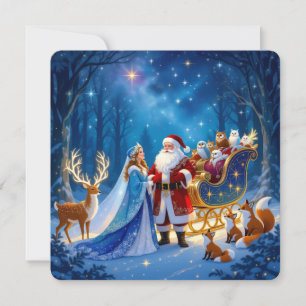 „Weihnachtliche Harmonie“ Feiertagskarte