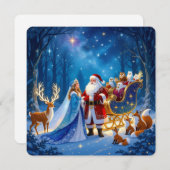 „Weihnachtliche Harmonie“ Feiertagskarte (Vorne/Hinten)