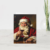 „Weihnachtliche Harmonie“ Feiertagskarte (Rückseite)