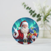 „Weihnachtliche Harmonie“ Feiertagskarte (Stehend Vorderseite)