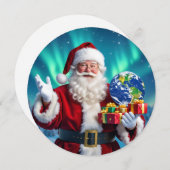 „Weihnachtliche Harmonie“ Feiertagskarte (Vorne/Hinten)