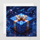 „Weihnachtliche Harmonie“ Feiertagskarte (Vorne/Hinten)