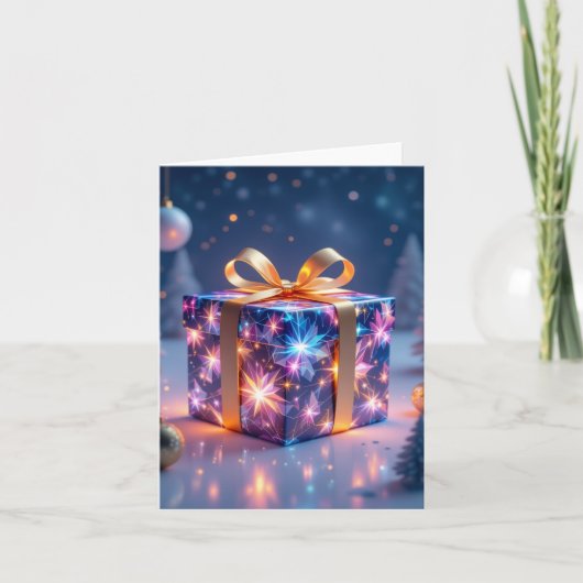 „Weihnachtliche Harmonie“ Feiertagskarte (Vorderseite)