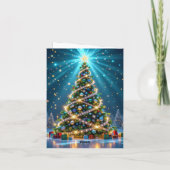 „Weihnachtliche Harmonie“ Feiertagskarte (Rückseite)