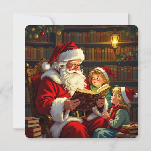 „Weihnachtliche Harmonie“ Feiertagskarte (Vorderseite)