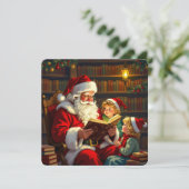 „Weihnachtliche Harmonie“ Feiertagskarte (Stehend Vorderseite)