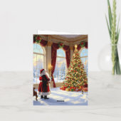 „Weihnachtliche Harmonie“ Feiertagskarte (Rückseite)