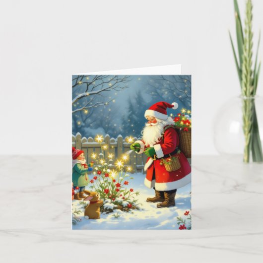 „Weihnachtliche Harmonie“ Feiertagskarte (Vorderseite)