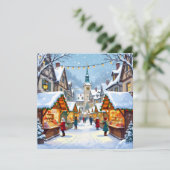 „Weihnachtliche Harmonie“ Feiertagskarte (Stehend Vorderseite)