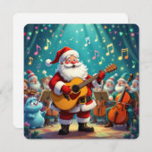 „Weihnachtliche Harmonie“ Feiertagskarte (Vorne/Hinten)