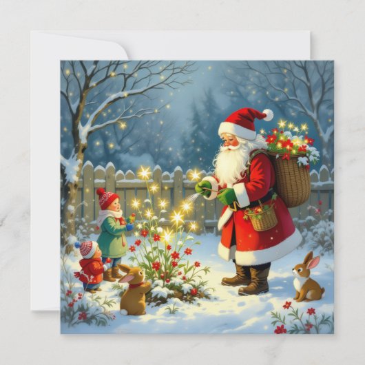 „Weihnachtliche Harmonie“ Feiertagskarte (Vorderseite)