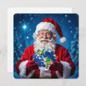 „Weihnachtliche Harmonie“ Feiertagskarte (Vorne/Hinten)