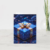 „Weihnachtliche Harmonie“ Feiertagskarte (Rückseite)