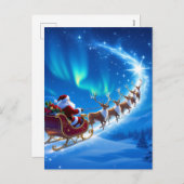 „Weihnachtliche Harmonie“ Feiertagspostkarte (Vorne/Hinten)