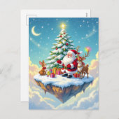 „Weihnachtliche Harmonie“ Feiertagspostkarte (Vorne/Hinten)