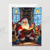 „Weihnachtliche Harmonie“ Feiertagspostkarte (Vorne/Hinten)