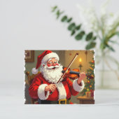 Weihnachtliche Harmonie Feiertagspostkarte (Stehend Vorderseite)