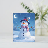 „Weihnachtliche Harmonie“ Feiertagspostkarte (Stehend Vorderseite)