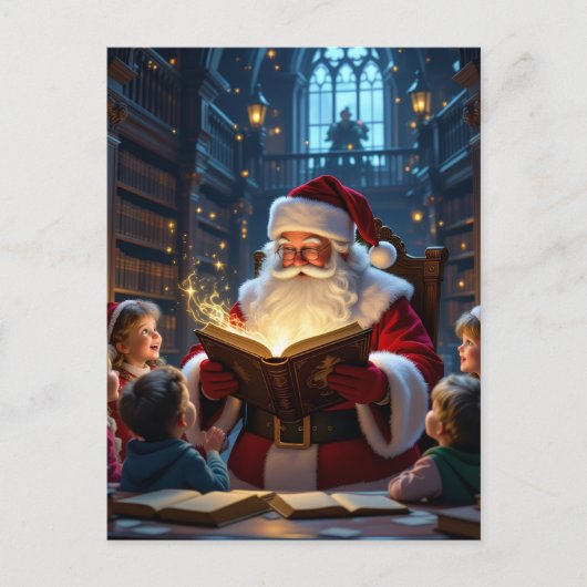 „Weihnachtliche Harmonie“ Feiertagspostkarte (Vorderseite)