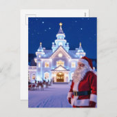 „Weihnachtliche Harmonie“ Feiertagspostkarte (Vorne/Hinten)