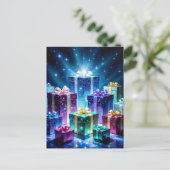 „Weihnachtliche Harmonie“ Feiertagspostkarte (Stehend Vorderseite)