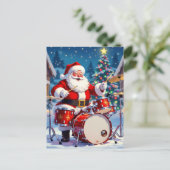 „Weihnachtliche Harmonie“ Feiertagspostkarte (Stehend Vorderseite)