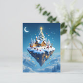 „Weihnachtliche Harmonie“ Feiertagspostkarte (Stehend Vorderseite)