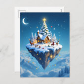 „Weihnachtliche Harmonie“ Feiertagspostkarte (Vorne/Hinten)