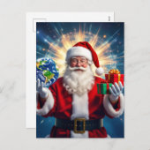 „Weihnachtliche Harmonie“ Feiertagspostkarte (Vorne/Hinten)