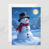 „Weihnachtliche Harmonie“ Feiertagspostkarte (Vorne/Hinten)