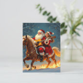 „Weihnachtliche Harmonie“ Feiertagspostkarte (Stehend Vorderseite)