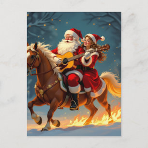 „Weihnachtliche Harmonie“ Feiertagspostkarte