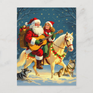 „Weihnachtliche Harmonie“ Feiertagspostkarte