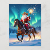 „Weihnachtliche Harmonie“ Feiertagspostkarte (Vorderseite)