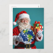 „Weihnachtliche Harmonie“ Feiertagspostkarte (Vorne/Hinten)