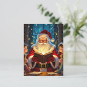 „Weihnachtliche Harmonie“ Feiertagspostkarte (Stehend Vorderseite)