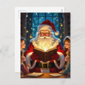 „Weihnachtliche Harmonie“ Feiertagspostkarte (Vorne/Hinten)