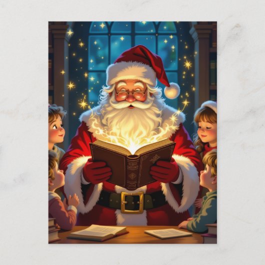 „Weihnachtliche Harmonie“ Feiertagspostkarte (Vorderseite)