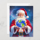 „Weihnachtliche Harmonie“ Feiertagspostkarte (Vorne/Hinten)