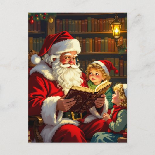 „Weihnachtliche Harmonie“ Feiertagspostkarte (Vorderseite)