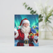 „Weihnachtliche Harmonie“ Feiertagspostkarte (Stehend Vorderseite)