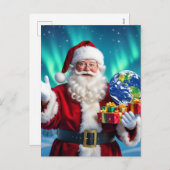 „Weihnachtliche Harmonie“ Feiertagspostkarte (Vorne/Hinten)