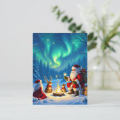 „Weihnachtliche Harmonie“ Feiertagspostkarte (Stehend Vorderseite)